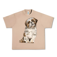 Burro Shih Tzu Dog Urban Heavy Tee - LillyAllenDesigns