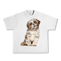 Lunar Rock Shih Tzu Dog Urban Heavy Tee - LillyAllenDesigns