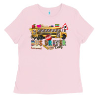 Bubblegum Pink best bus driver ever Ladies Tee - texasbilliewilder