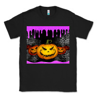 Black halloween jack o'lantern dripping glitter tumbler Classic Tee - Jasminsmagicworld