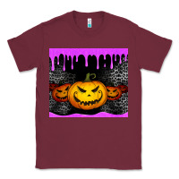 Burgundy halloween jack o'lantern dripping glitter tumbler Classic Tee - Jasminsmagicworld