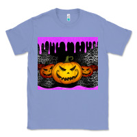 Colony Blue halloween jack o'lantern dripping glitter tumbler Classic Tee - Jasminsmagicworld
