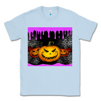 Dusty Blue halloween jack o'lantern dripping glitter tumbler Classic Tee - Jasminsmagicworld