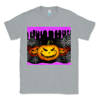 Heather Grey halloween jack o'lantern dripping glitter tumbler Classic Tee - Jasminsmagicworld