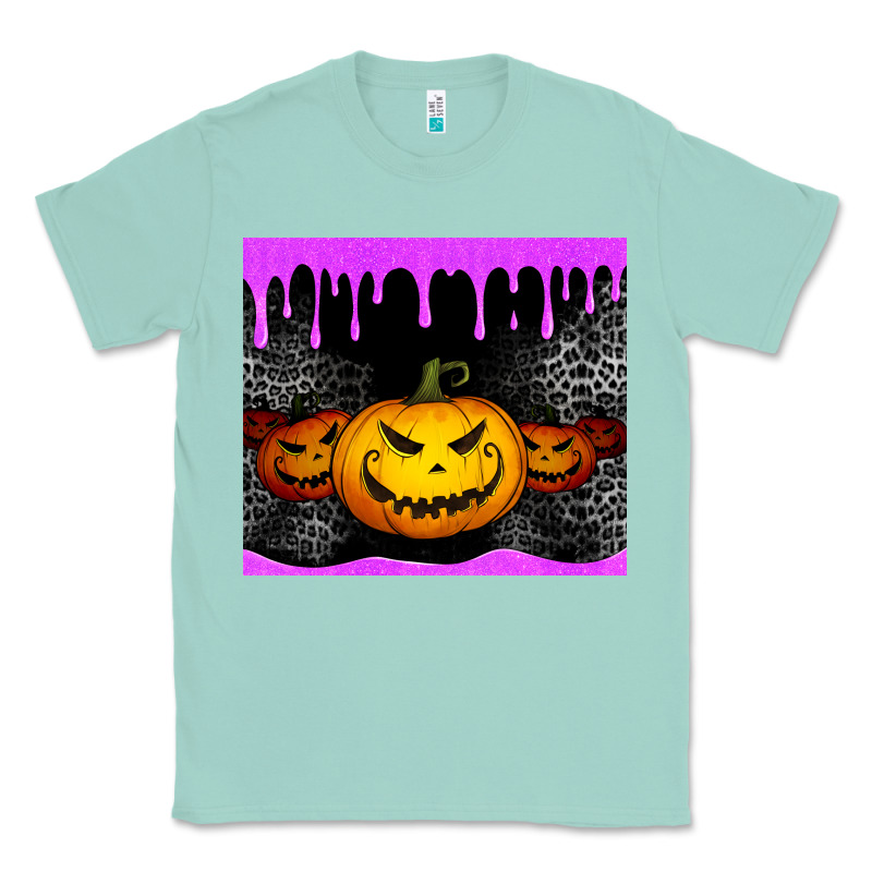 Halloween Jack O'lantern Dripping Glitter Tumbler Classic Tee by Jasminsmagicworld | Teevron