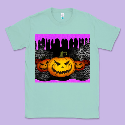 Halloween Jack O'lantern Dripping Glitter Tumbler Classic Tee Designed By Jasminsmagicworld