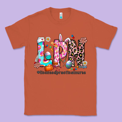 Easter Lpn Classic Tee Designed By Cowhidedigitalart