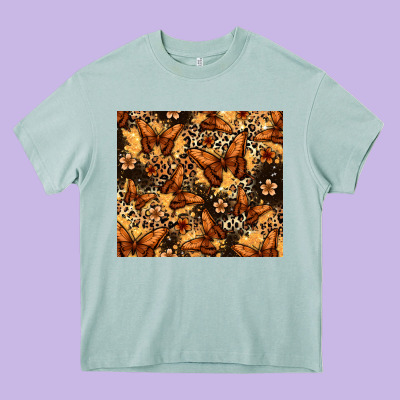 Melanin Butterfly Heavy Core Tee Designed By Zillion Design Studio