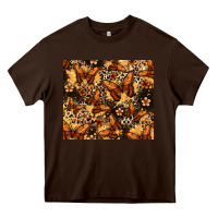 Chocolate Brown melanin butterfly Heavy Core Tee - Zillion Design Studio