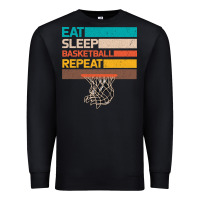 Black Eat Sleep Basketball Repeat Premium Sweatshirt - Bettercallsaul