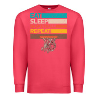 Cardinal Eat Sleep Basketball Repeat Premium Sweatshirt - Bettercallsaul