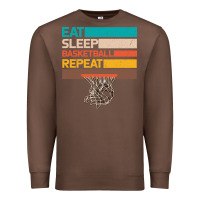 Chestnut Eat Sleep Basketball Repeat Premium Sweatshirt - Bettercallsaul