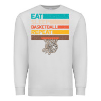 Dove Grey Eat Sleep Basketball Repeat Premium Sweatshirt - Bettercallsaul