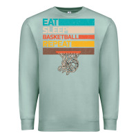 Seafoam Eat Sleep Basketball Repeat Premium Sweatshirt - Bettercallsaul