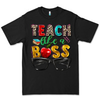 Black teach like a boss Premium Tee - Zillion Design Studio