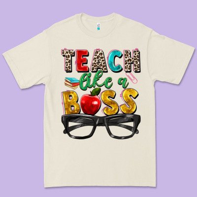 Teach Like A Boss Premium Tee Designed By Zillion Design Studio