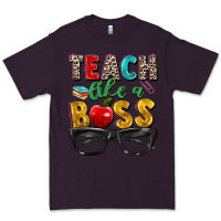Plum teach like a boss Premium Tee - Zillion Design Studio