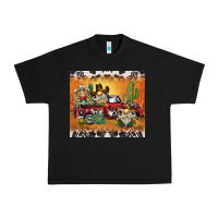 Black western gnome truck Urban Heavy Tee - BarkalooDesign