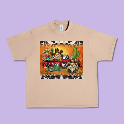 Western Gnome Truck Urban Heavy Tee Designed By Barkaloodesign