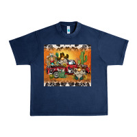 Navy western gnome truck Urban Heavy Tee - BarkalooDesign