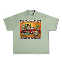 Oil Green western gnome truck Urban Heavy Tee - BarkalooDesign