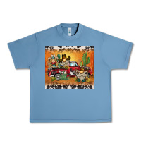 Pebble Blue western gnome truck Urban Heavy Tee - BarkalooDesign