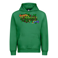 Emerald Happy St. Patrick's Day Urban Hoodie - HowdyJamesFarm
