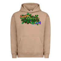 Pigment Burro Happy St. Patrick's Day Urban Hoodie - HowdyJamesFarm