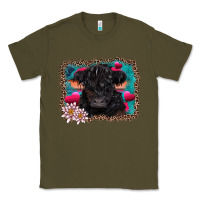 Army Green v.d belted galloway cow Classic Tee - AdoDesignShop