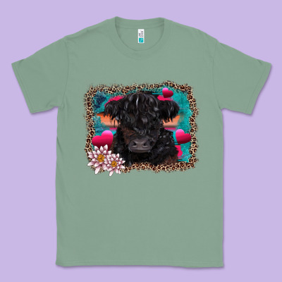 V.d Belted Galloway Cow Classic Tee Designed By Adodesignshop