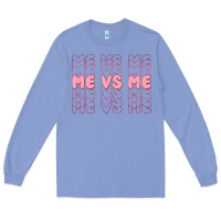 Colony Blue me vs me Long Sleeve Tee - MaliasSmallBusiness