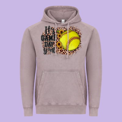It's Game Day Y'all Vintage Hoodie Designed By Jahusdesignshop