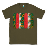 Army Green mexican flag brushstroke Classic Tee - Jasminsmagicworld