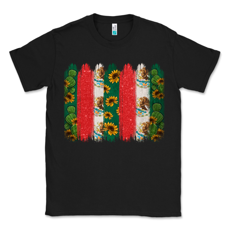 Mexican Flag Brushstroke Classic Tee by Jasminsmagicworld | Teevron