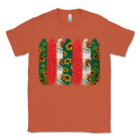 Copper mexican flag brushstroke Classic Tee - Jasminsmagicworld