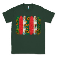 Sports Green mexican flag brushstroke Classic Tee - Jasminsmagicworld