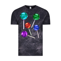 Cloud Black lollipops Vintage Tee - AdoDesignShop