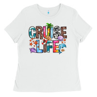 White cruise life Ladies Tee - Zillion Design Studio