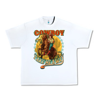 White cowboy take me away Urban Heavy Tee - NancyCooperArtShop