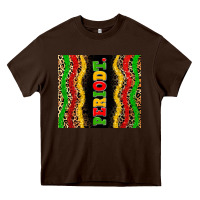Chocolate Brown juneteenth periodt Heavy Core Tee - Zillion Design Studio