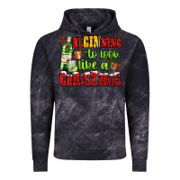 Cloud Black beginning to look like a christmas with gin and gifts Vintage Hoodie - AdoDesignShop