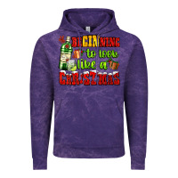 Cloud Purple beginning to look like a christmas with gin and gifts Vintage Hoodie - AdoDesignShop