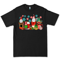 Black christmas gnomes coffee cups Premium Tee - texasbilliewilder