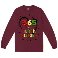 Burgundy 365 days Long Sleeve Tee - MaliasSmallBusiness