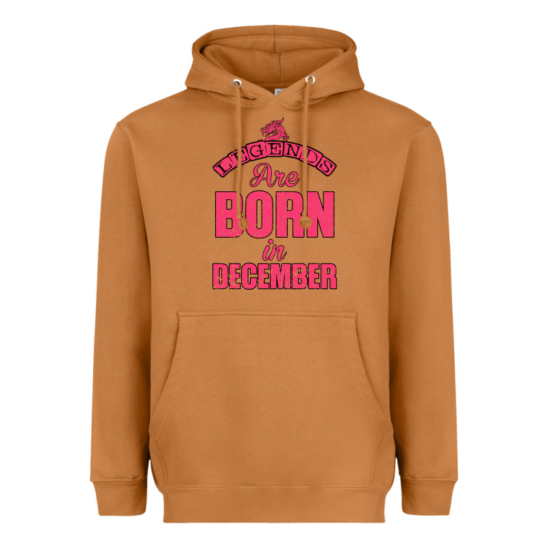 Legends Are Born İn December Heavyweight Hoodie by Bettercallsaul | Teevron