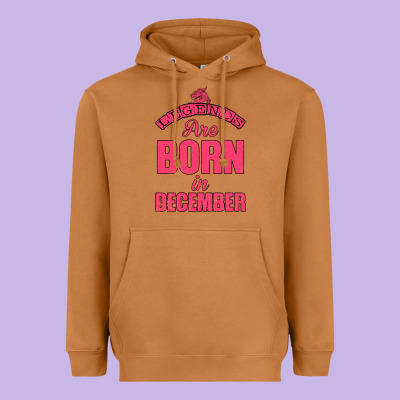 Legends Are Born İn December Heavyweight Hoodie Designed By Bettercallsaul