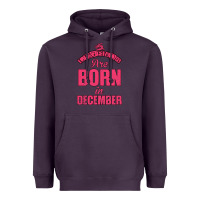 Plum LEGENDS ARE BORN İN DECEMBER Heavyweight Hoodie - Bettercallsaul