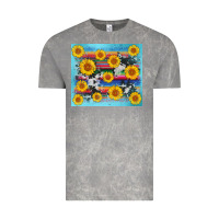 Cloud Rock serape cowhide sunflower Vintage Tee - AdoDesignShop