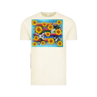 Vintage Arctic serape cowhide sunflower Vintage Tee - AdoDesignShop