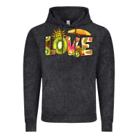 Vintage Black love kiwi Vintage Hoodie - RanaPortraitStore